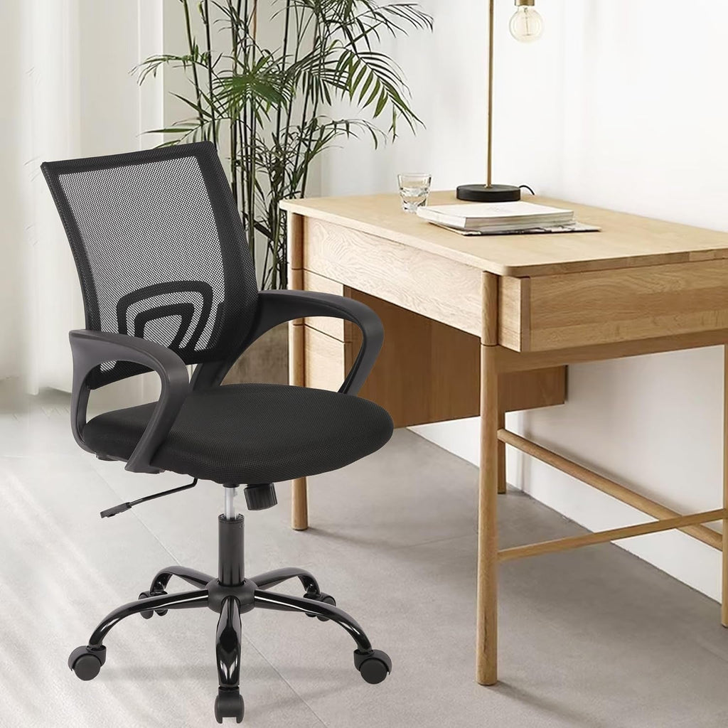 Ergonomic Black Office Chair With Lumbar Support