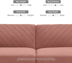 Chloe Futon Sofa Bed With Adjustable Back And Tapered Legs