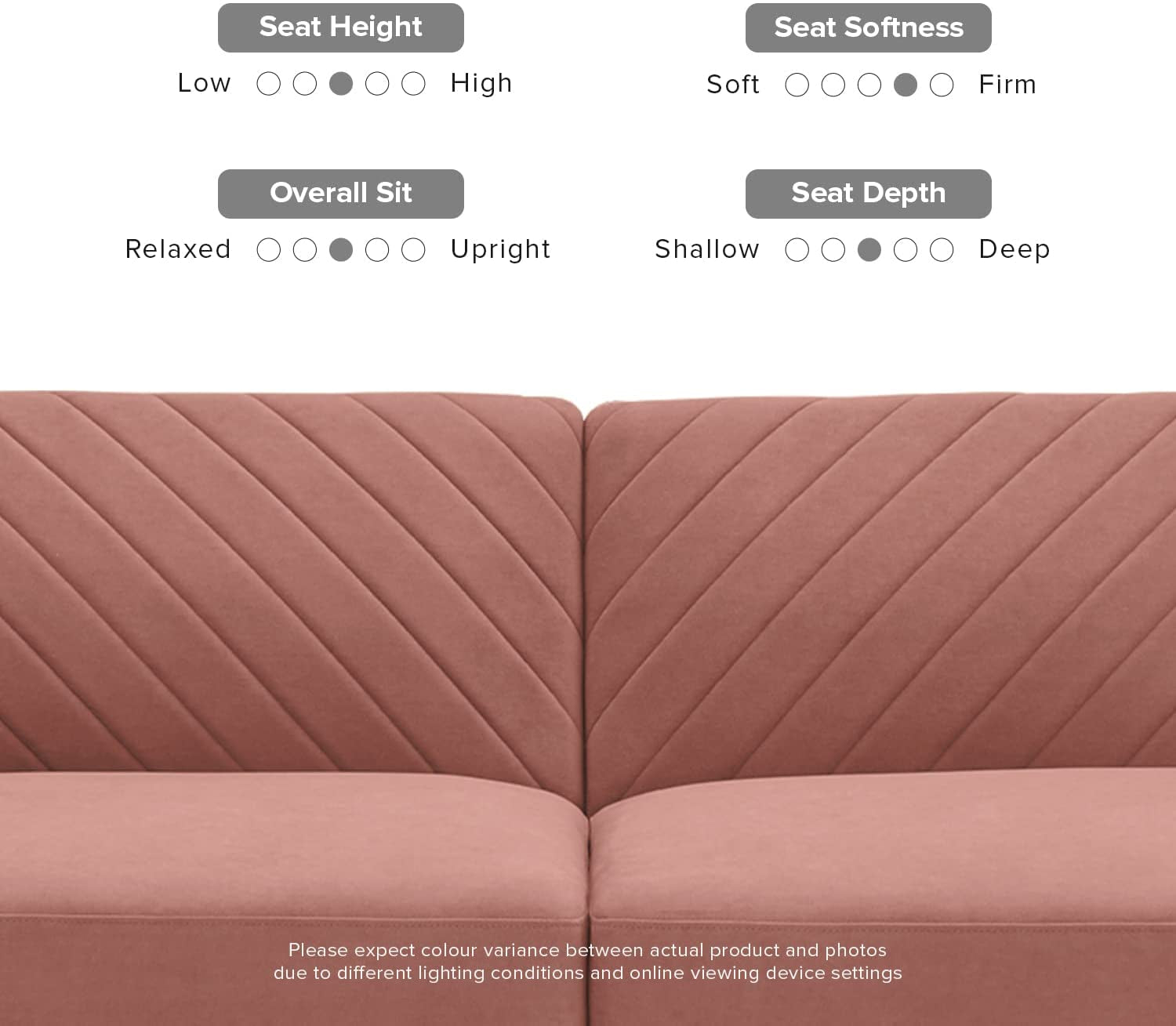 Chloe Futon Sofa Bed With Adjustable Back And Tapered Legs
