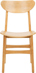 Dining Chairs Set Natural Wood Mid Century Retro 2 Chairs