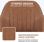 Brown Ergonomic Chair With Adjustable Height
