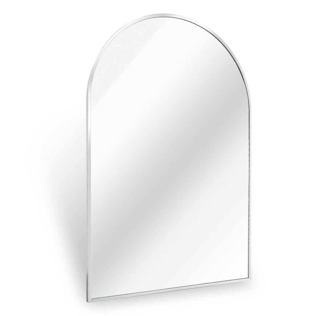 Silver Arched Wall Mirror | 20×30 in.