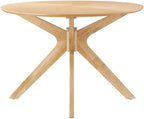 Crossroads 71 Inch Oak Oval Dining Table Mid Century