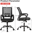 Ergonomic Black Office Chair With Lumbar Support