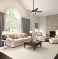 Fan Company Builder Deluxe 52 Inch Ceiling Fan With LED Light Bronze