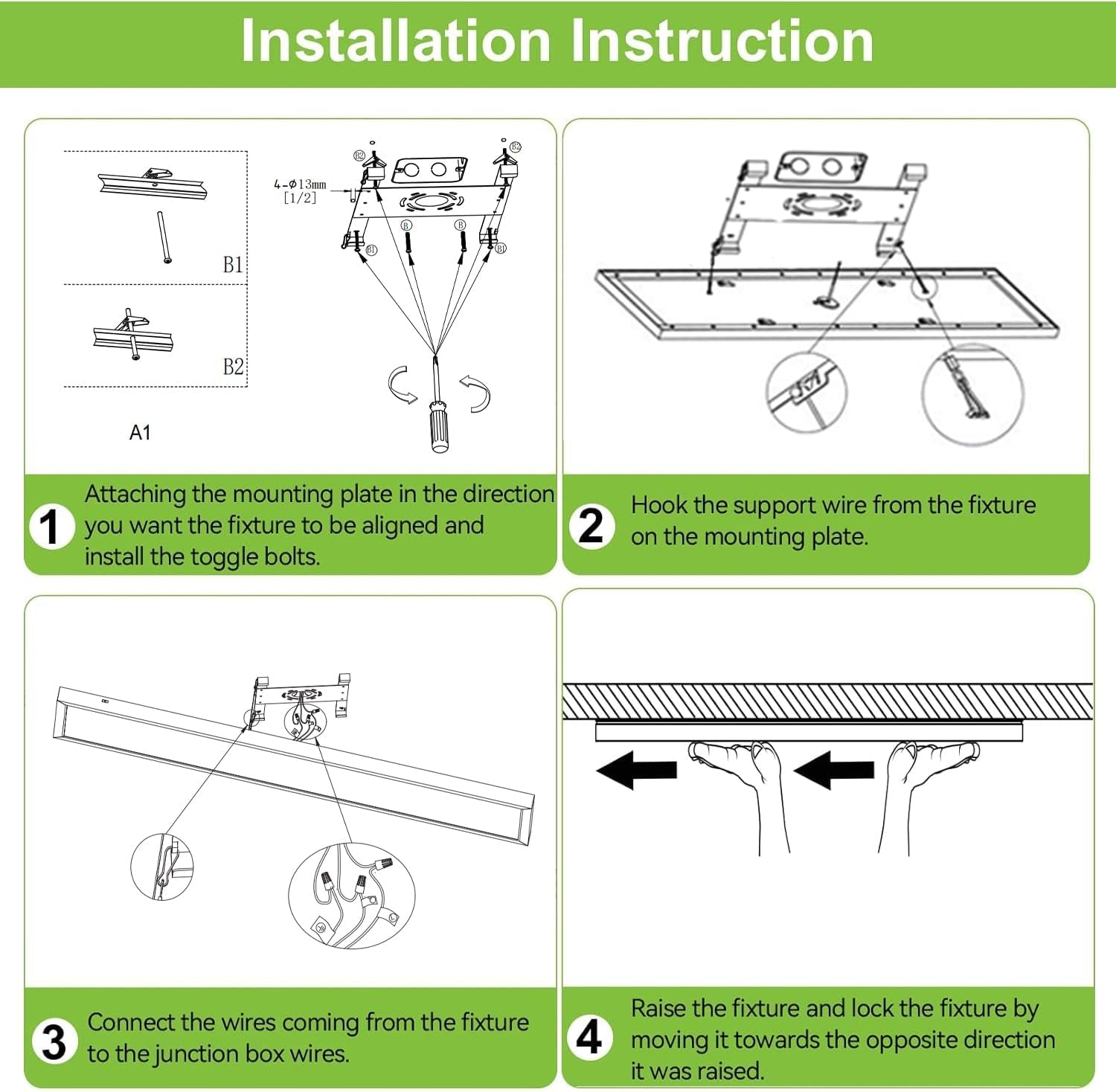 1X4 Ft Led Flat Panel Light Dimmable Selectable Color Temperature