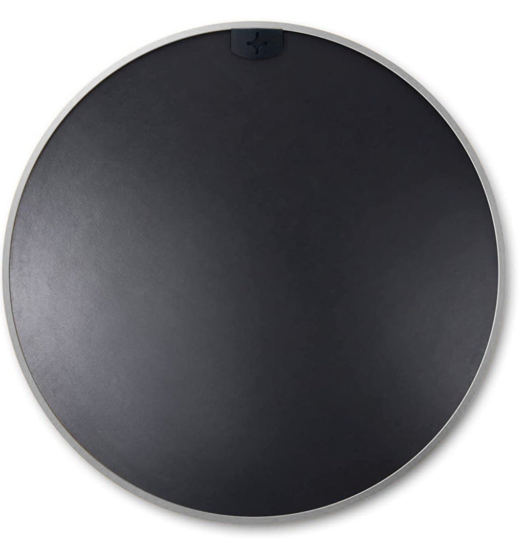 Silver Round Wall Mirror | 36 in.
