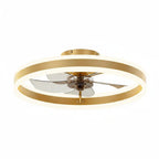 19.7In Low Profile Ceiling Fan With Remote And Dimmable LED