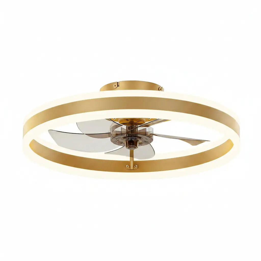 19.7In Low Profile Ceiling Fan With Remote And Dimmable LED