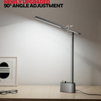 LED Desk Lamp H01 Pro Sunturalux 3 Color Modes Grey