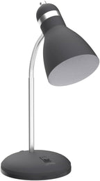 Matte Black Desk Lamp With Flexible Goose Neck Light