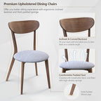 Round Dining Table Set 36 Inch With Cushioned Chairs