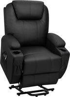 Power Lift Recliner Chair Leather With Massage For Elderly