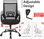 Ergonomic Black Office Chair With Lumbar Support