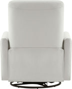 Cream Power Recliner Chair With USB Charging Lumbar Support