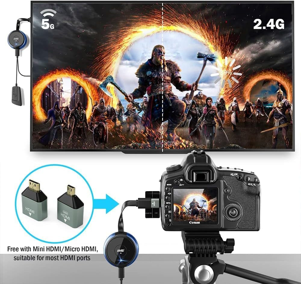 4K Wireless HDMI Transmitter Receiver Kit For TV And PC