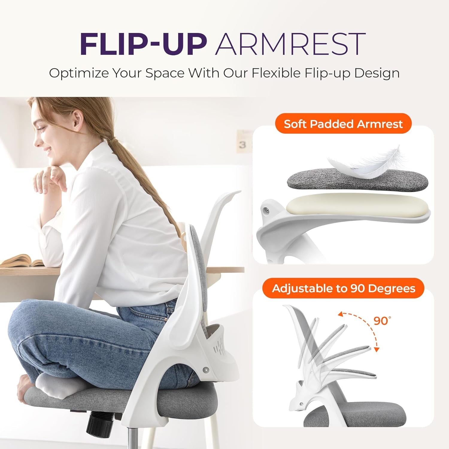 Ergonomic Chair With Lumbar Support And Adjustable Height