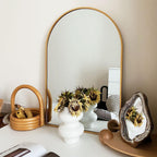 Gold Arched Wall Mirror