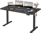Electric Height Adjustable Standing Desk 55 X 24 Inches