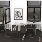 55-Inch Espresso Computer Desk For Office 24-Inch Depth