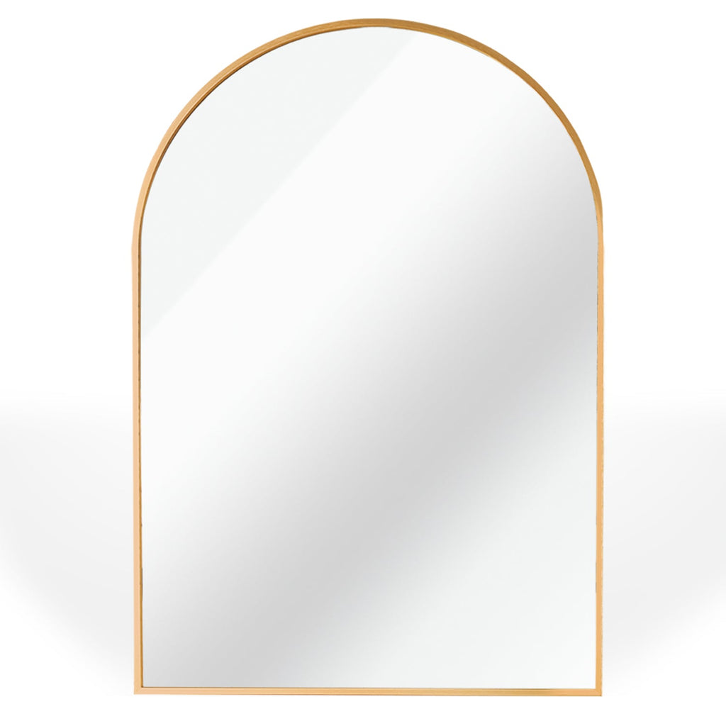 Gold Arched Wall Mirror