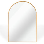 Gold Arched Wall Mirror