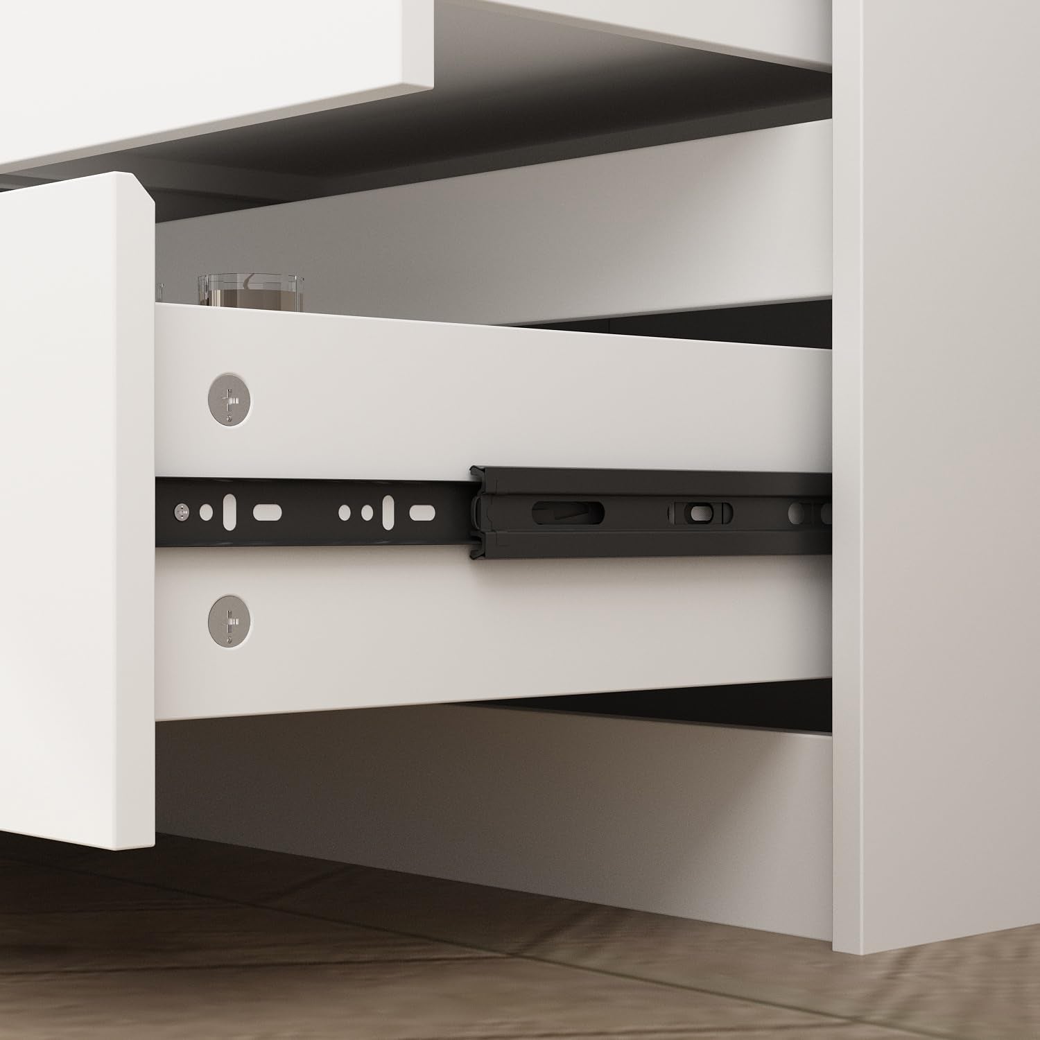 9 Drawer White Dresser For Bedroom Storage Eco Friendly Wood Finish