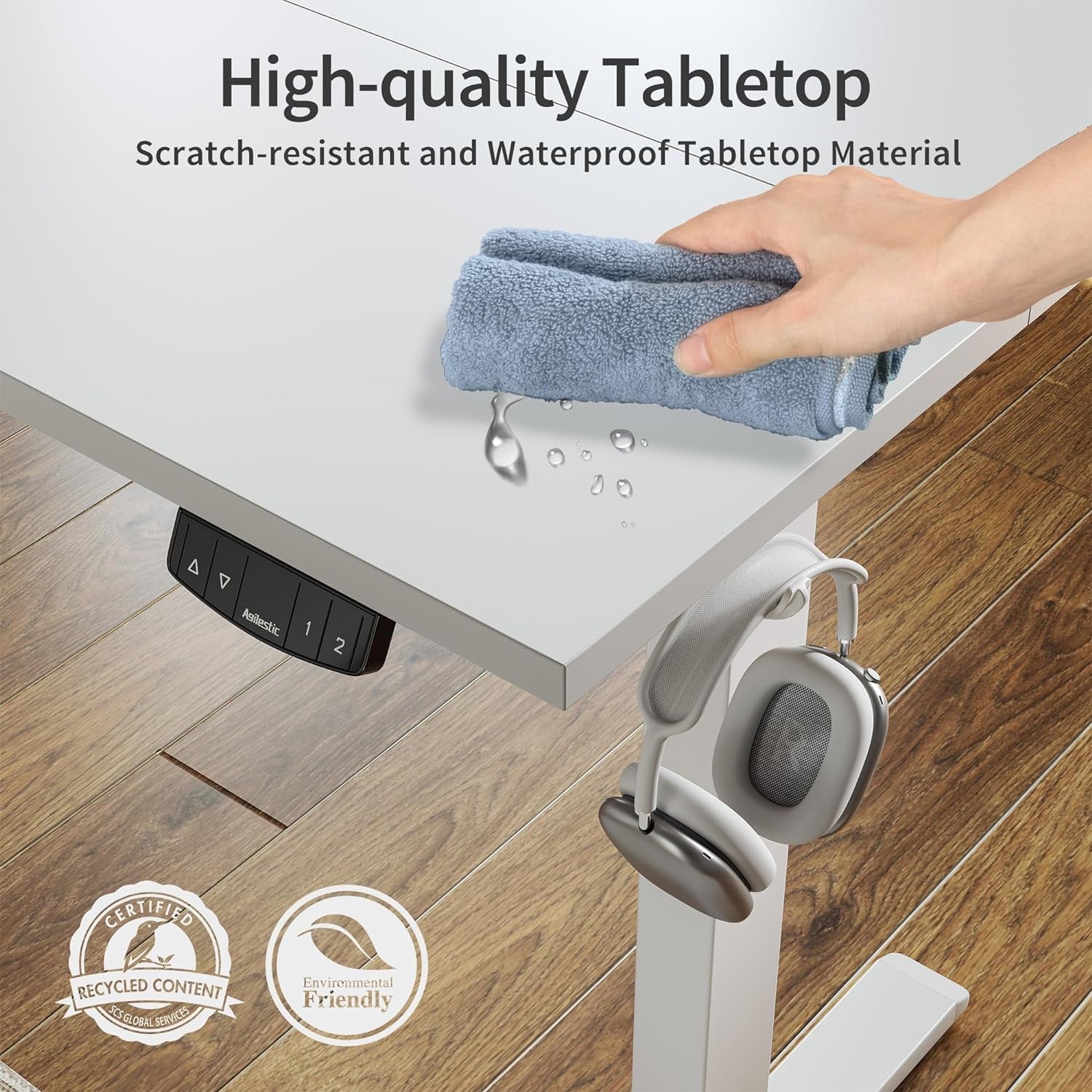 Electric Standing Desk 48x24 Height Adjustable Unit