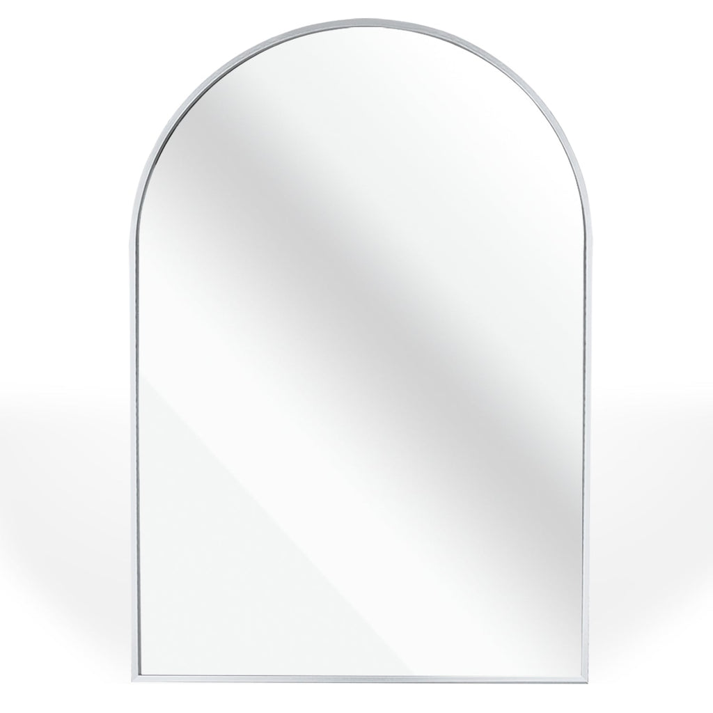 Silver Arched Wall Mirror | 20×30 in.