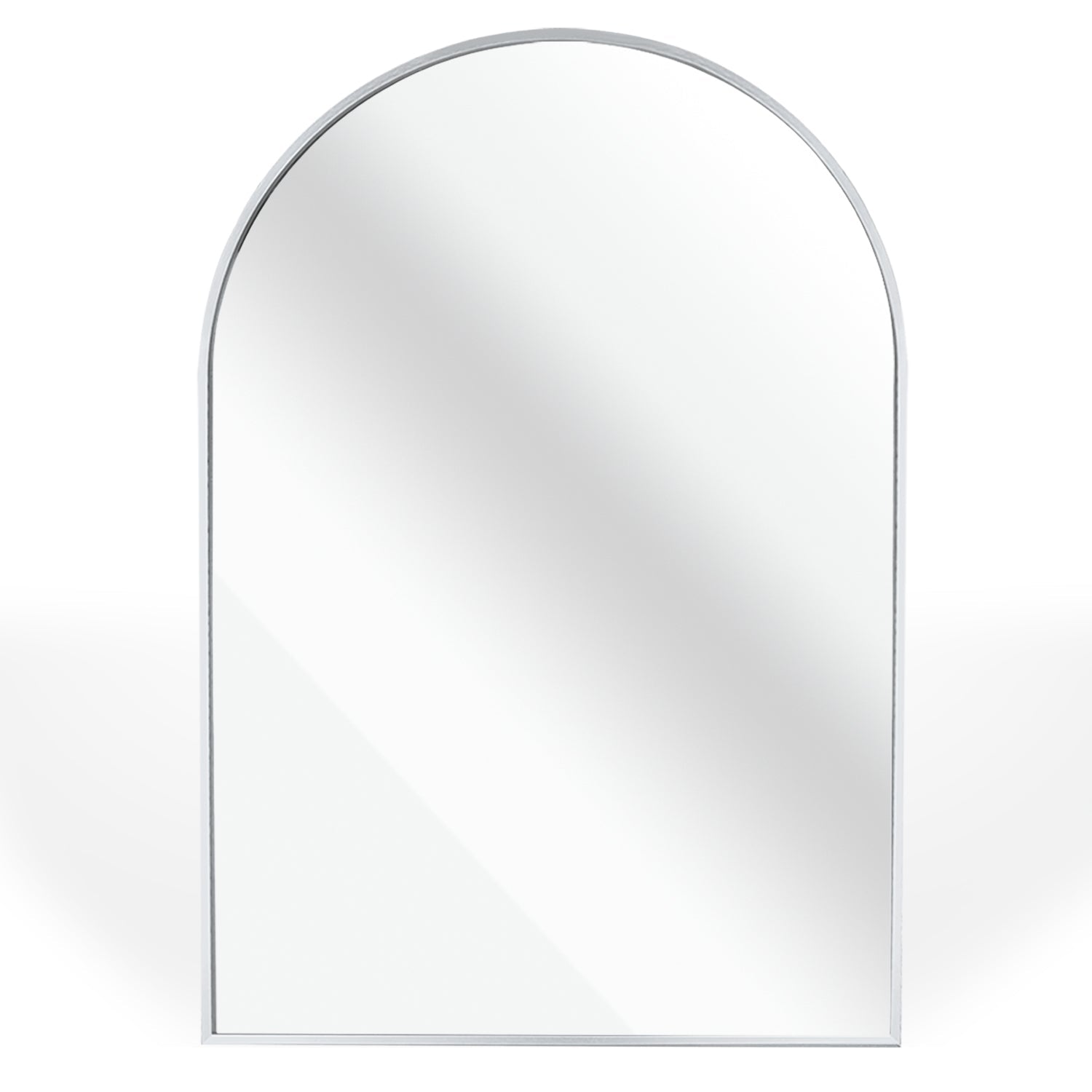 Silver Arched Wall Mirror | 20×30 in.