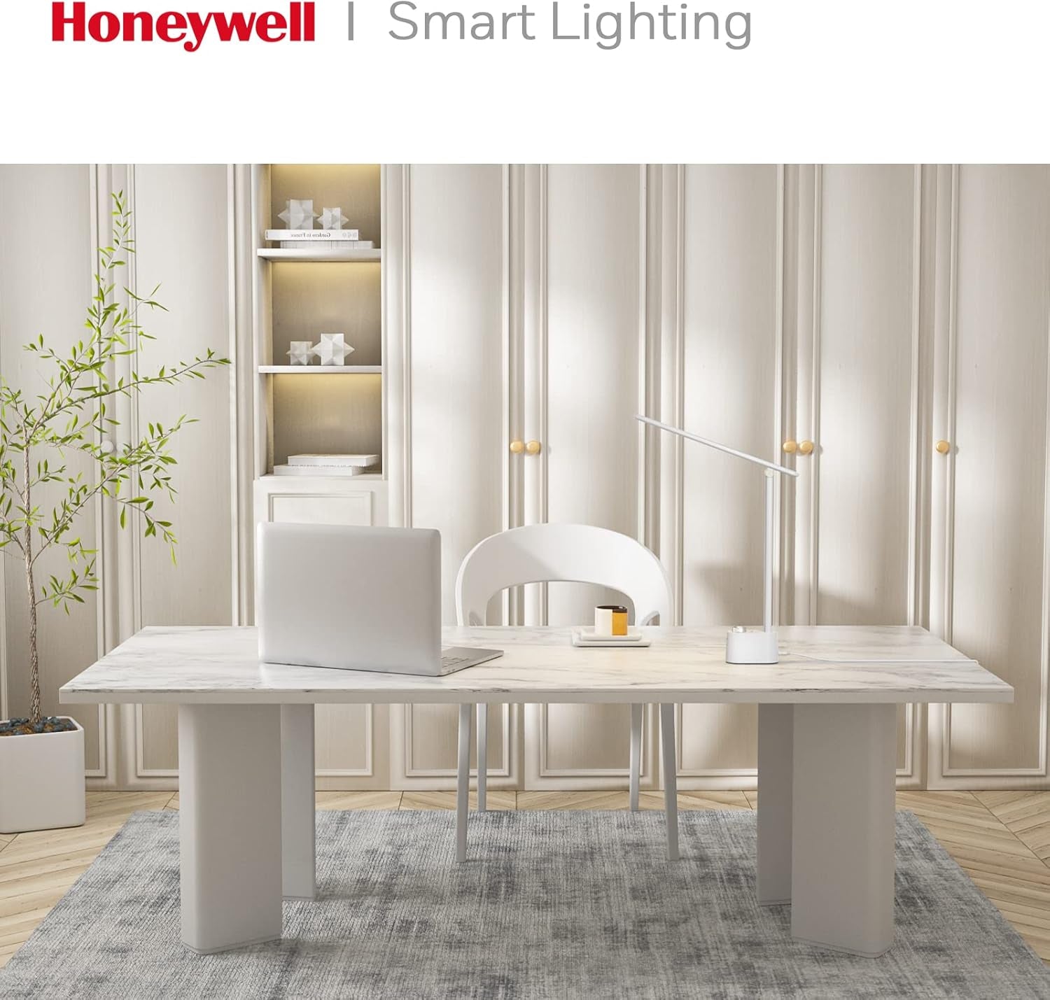 LED Desk Lamp With USB Ports And Dimmable Eye Caring