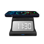 ZTECH ChargeX Rise Wireless Charging Alarm Clock – Black