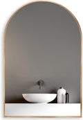 Gold Arched Wall Mirror