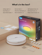 RGBIC Smart Ceiling Light 12 Inch Alexa Compatible