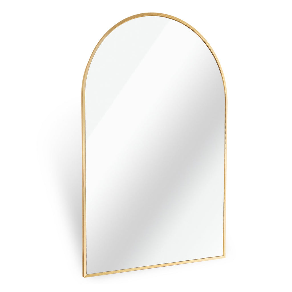 Gold Arched Wall Mirror