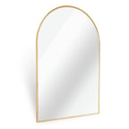 Gold Arched Wall Mirror