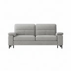 Light Gray Loveseat With Removable Cover And Armrests