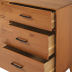 Walker Edision 6-Drawer Dresser In Solid Pine Wood With Metal Handles