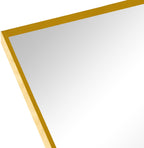 Gold Arched Wall Mirror