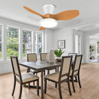 32 Inch Quiet Ceiling Fan With LED Light – Remote Control