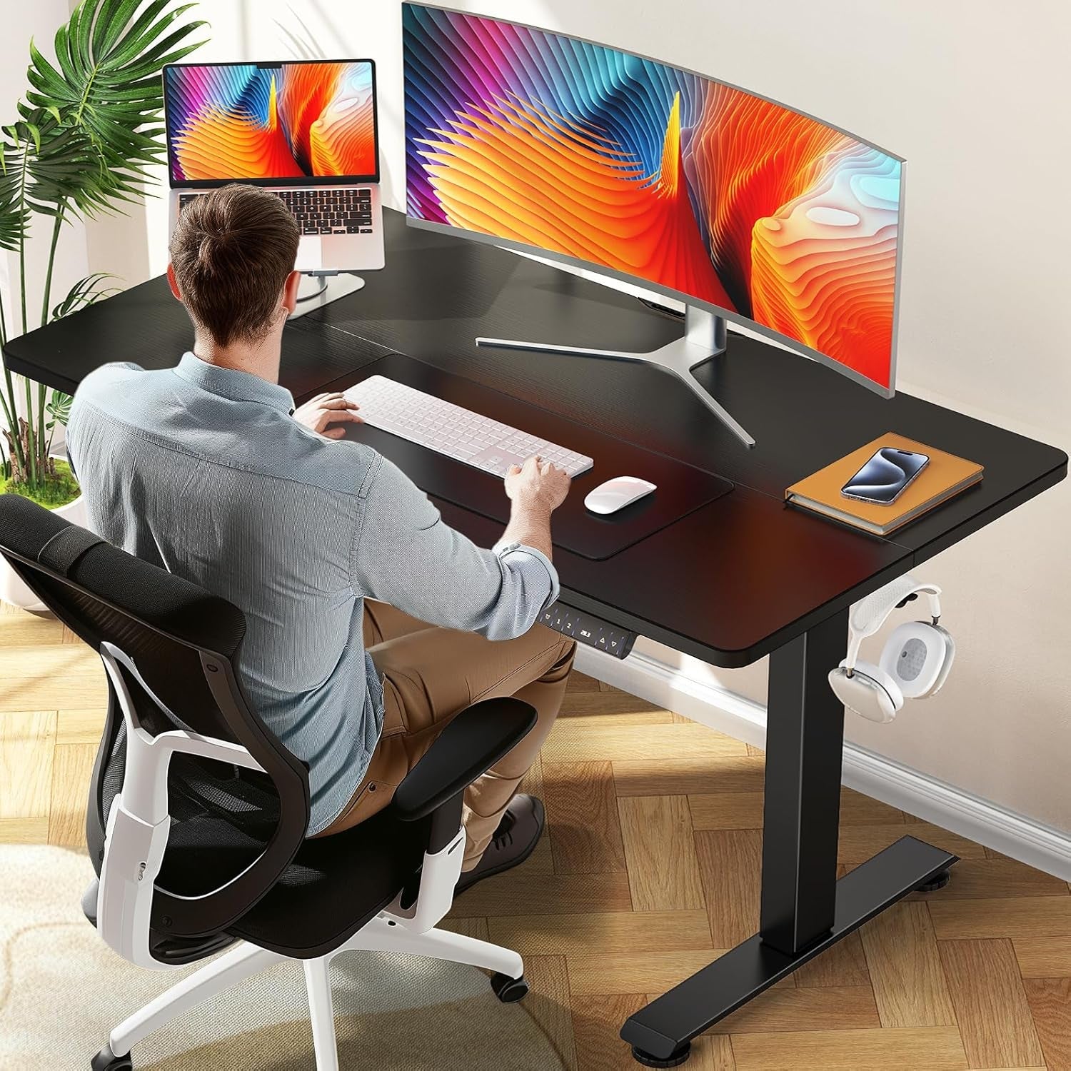 47.2 Inches Electric Standing Desk Height Adjustable