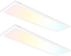 1X4 Ft Led Flat Panel Light Dimmable Selectable Color Temperature