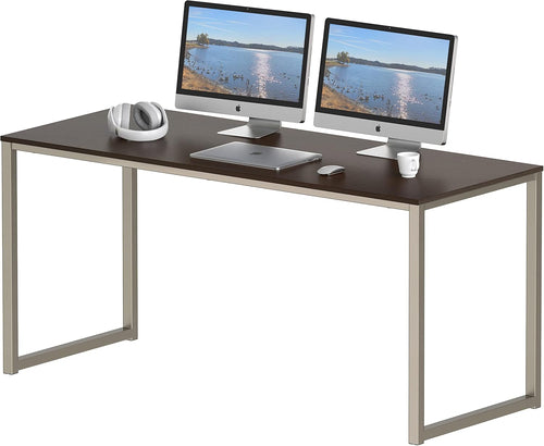 55-Inch Espresso Computer Desk For Office 24-Inch Depth