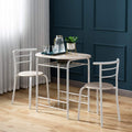 Small Minimalist Wooden Kitchen Table And Chair Set For Two