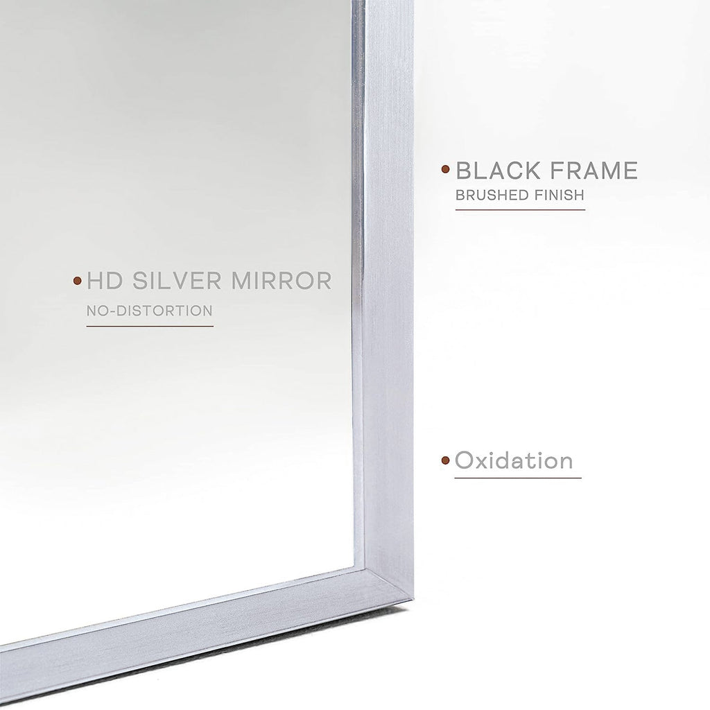 Silver Arched Wall Mirror | 20×30 in.