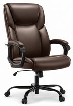 Ergonomic Leather Executive Office Desk Chair