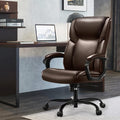 Ergonomic Leather Executive Office Desk Chair