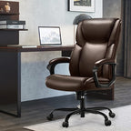 Ergonomic Leather Executive Office Desk Chair