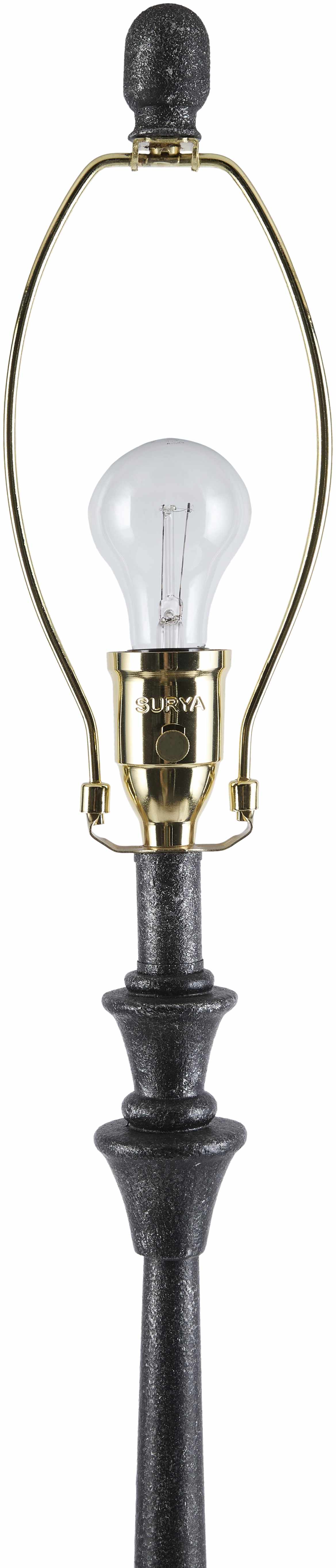 Beige Linen Floor Lamp-4