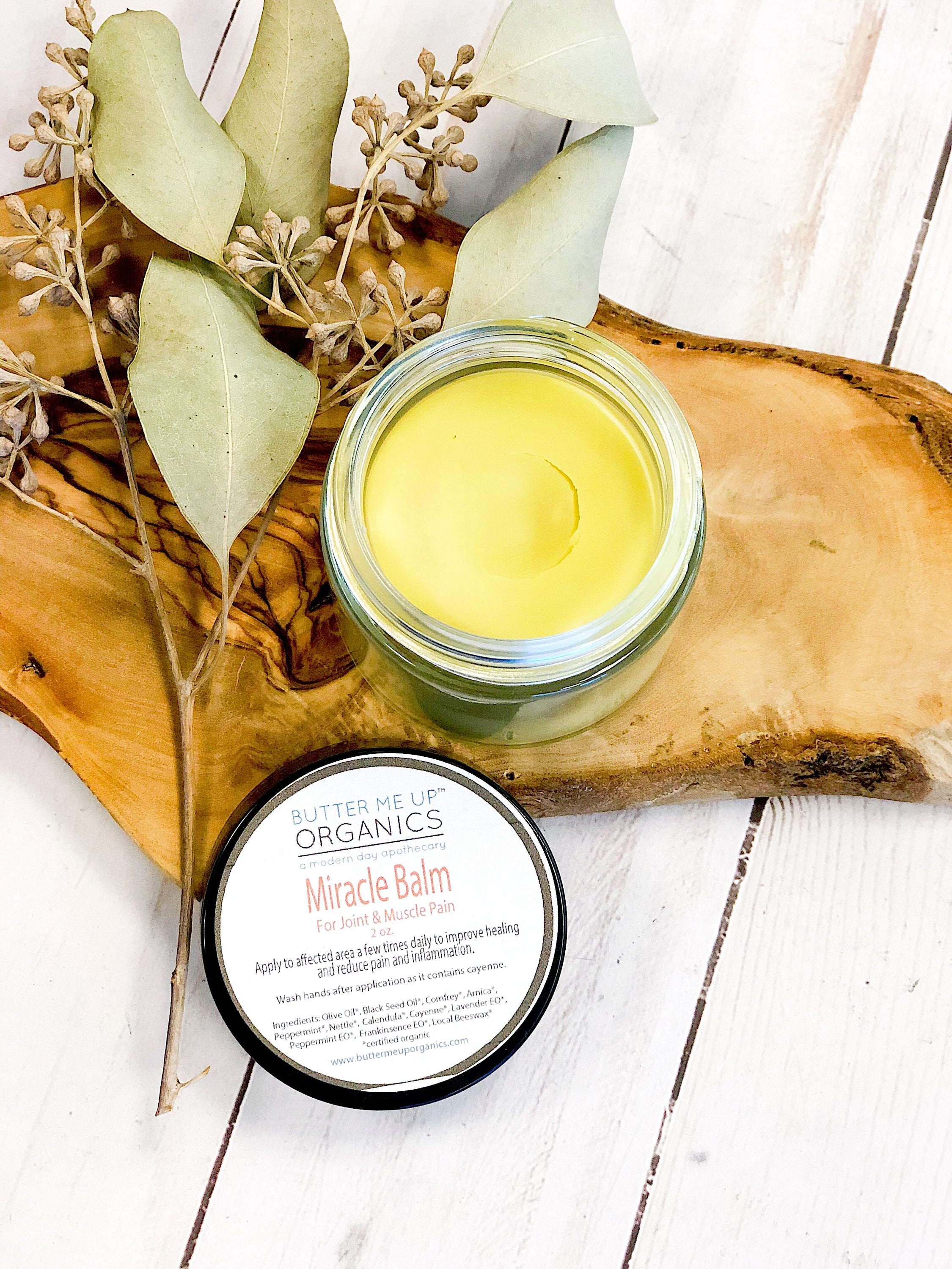 Miracle Balm / Organic Herbal Pain Balm / Muscle Pain / Deep Joint